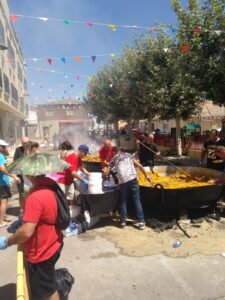 Degustación caldereta y gran paella popular Castellanos de Moriscos 2023 Gran Paella popular en Castellanos de Moriscos